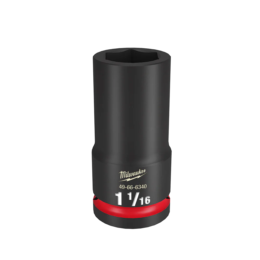 Milwaukee SHOCKWAVE™ 3/4" Drive 1-1/16" Deep 6 Point Impact Socket - 49666340
