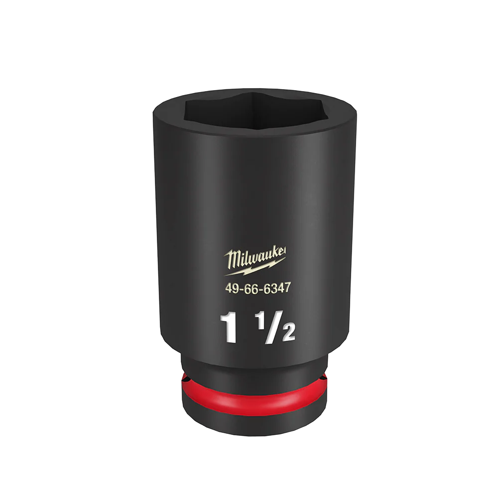 Milwaukee SHOCKWAVE™ 3/4" Drive 1-1/2" Deep 6 Point Impact Socket - 49666347