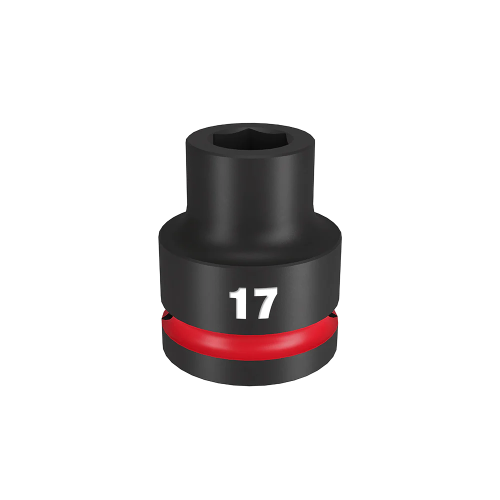 Milwaukee SHOCKWAVE™ 3/4" Drive 17mm Standard 6 Point Impact Socket - 49666356