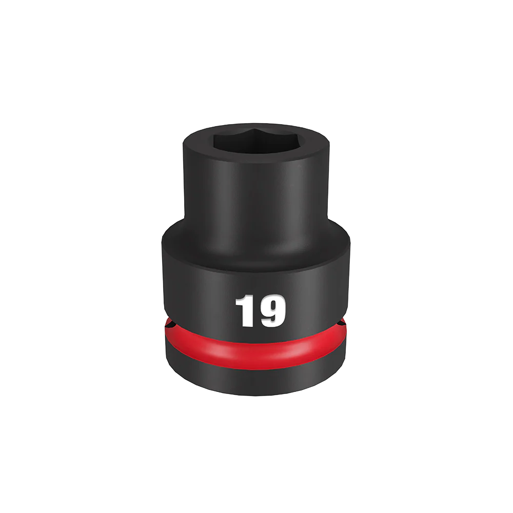 Milwaukee SHOCKWAVE™ 3/4" Drive 19mm Standard 6 Point Impact Socket - 49666357