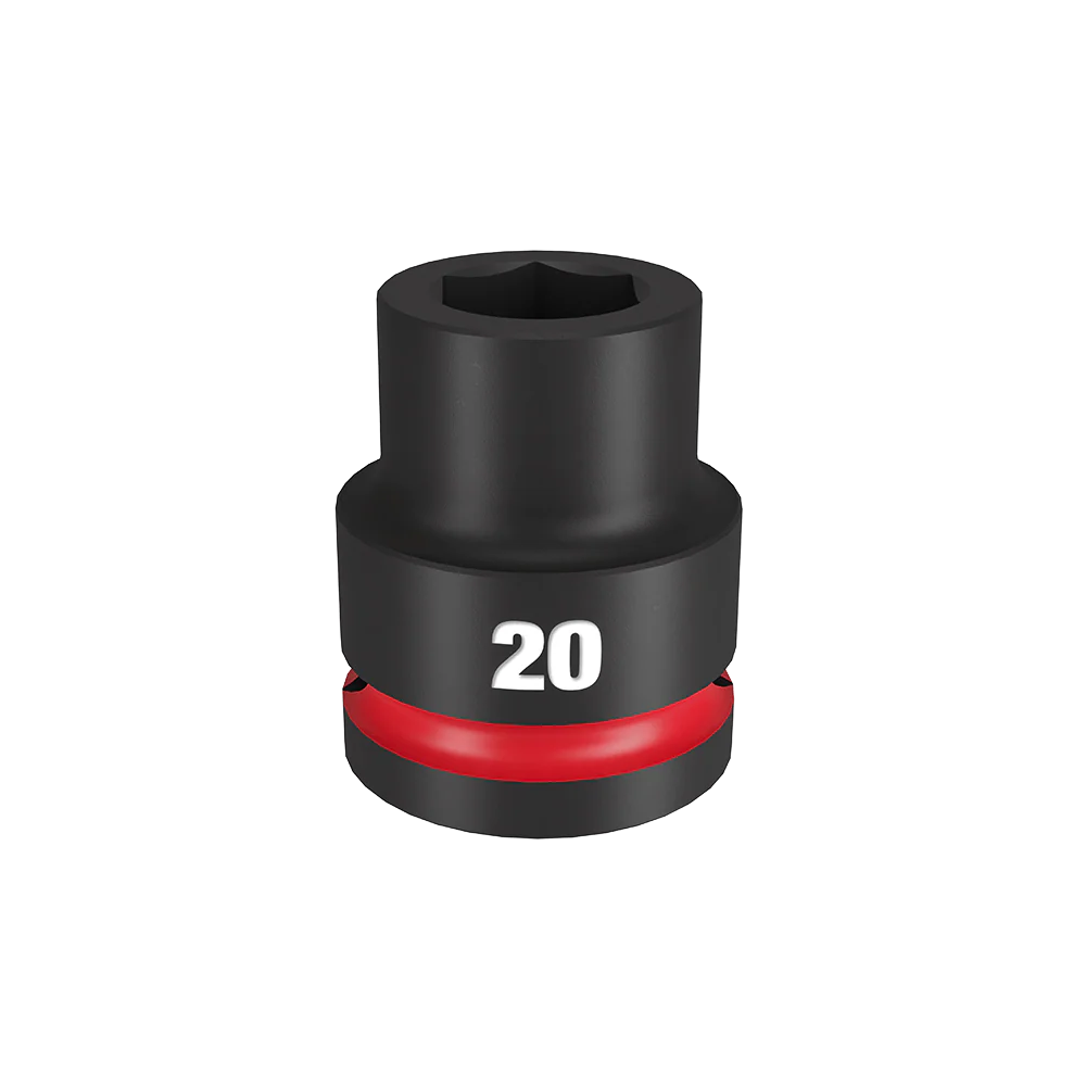 Milwaukee SHOCKWAVE™ 3/4" Drive 20mm Standard 6 Point Impact Socket - 49666358