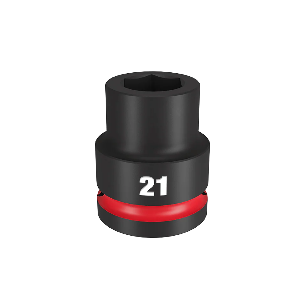 Milwaukee SHOCKWAVE™ 3/4" Drive 21mm Standard 6 Point Impact Socket - 49666359