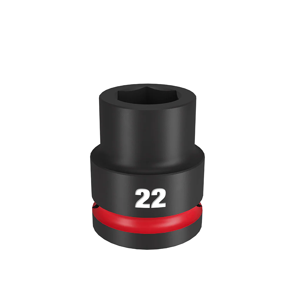 Milwaukee SHOCKWAVE™ 3/4" Drive 22mm Standard 6 Point Impact Socket - 49666360