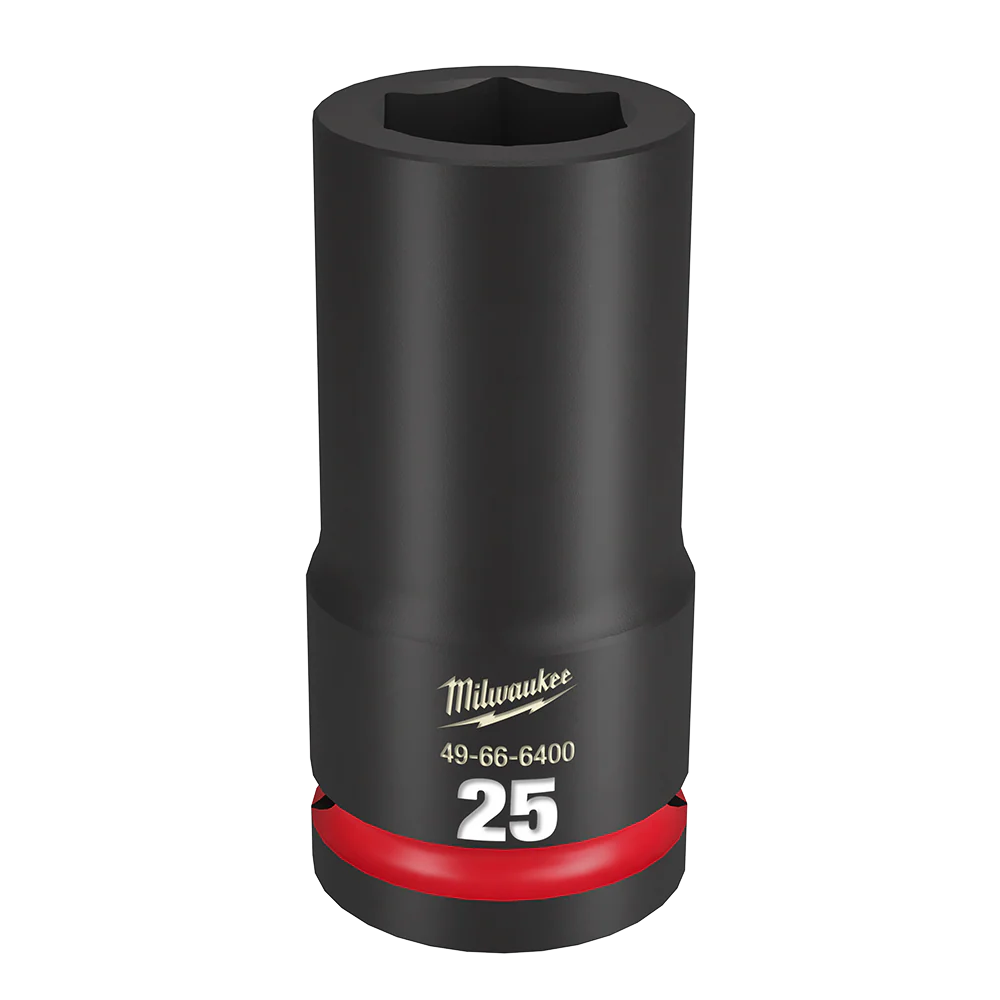 Milwaukee SHOCKWAVE™ 3/4" Drive 25mm Deep 6 Point Impact Socket - 49666400
