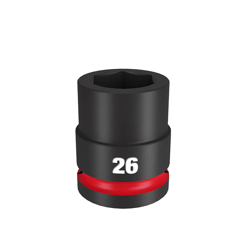 Milwaukee SHOCKWAVE™ 3/4" Drive 26mm Standard 6 Point Impact Socket - 49666364