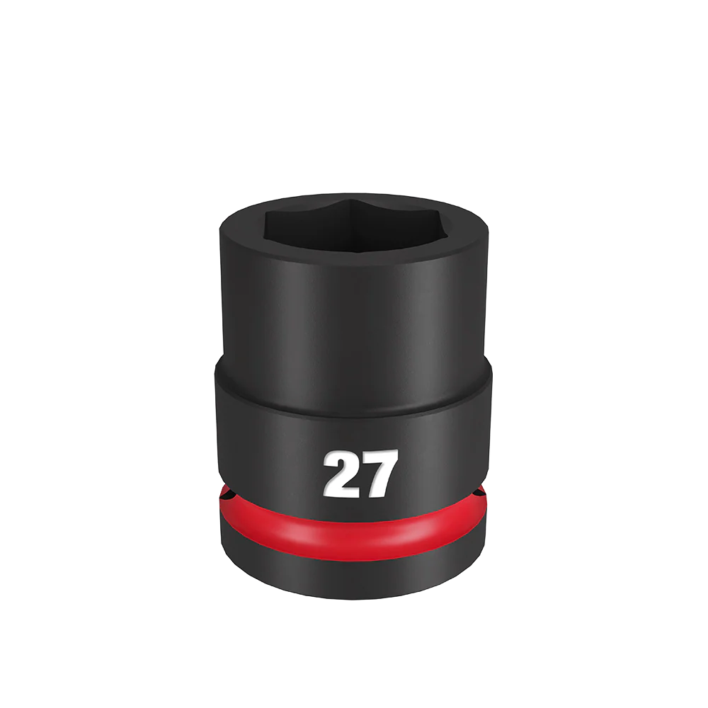 Milwaukee SHOCKWAVE™ 3/4" Drive 27mm Standard 6 Point Impact Socket - 49666365