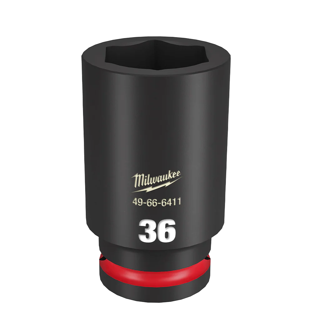 Milwaukee SHOCKWAVE™ 3/4" Drive 36mm Deep 6 Point Impact Socket - 49666411