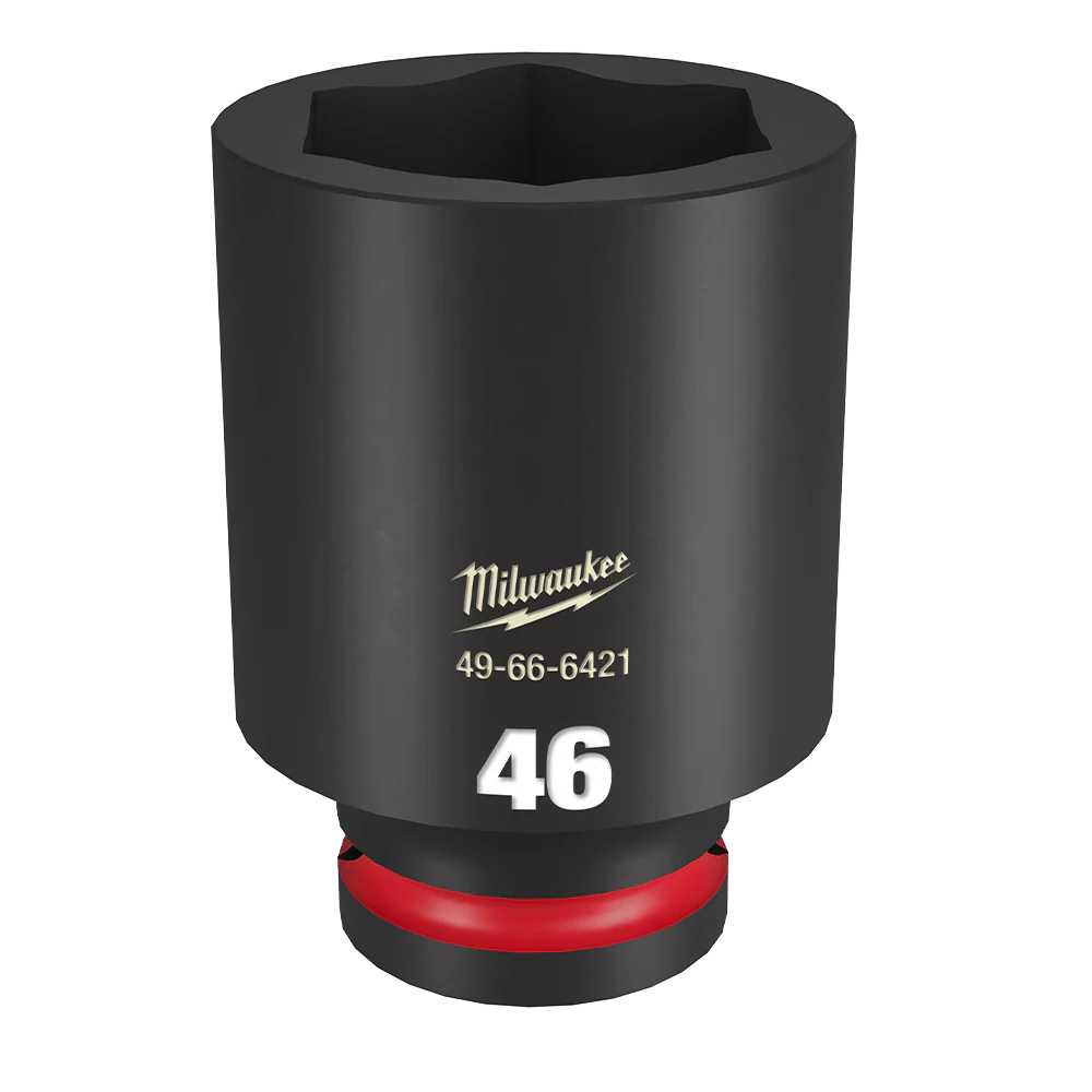 Milwaukee SHOCKWAVE™ 3/4" Drive 46mm Deep 6 Point Impact Socket - 49666421