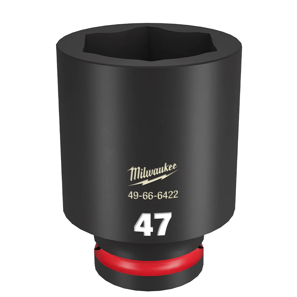 Milwaukee SHOCKWAVE™ 3/4" Drive 47mm Deep 6 Point Impact Socket - 49666422