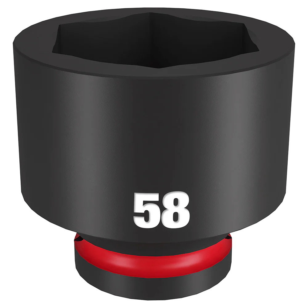 Milwaukee SHOCKWAVE™ 3/4" Drive 58mm Standard 6 Point Impact Socket   - 49666391