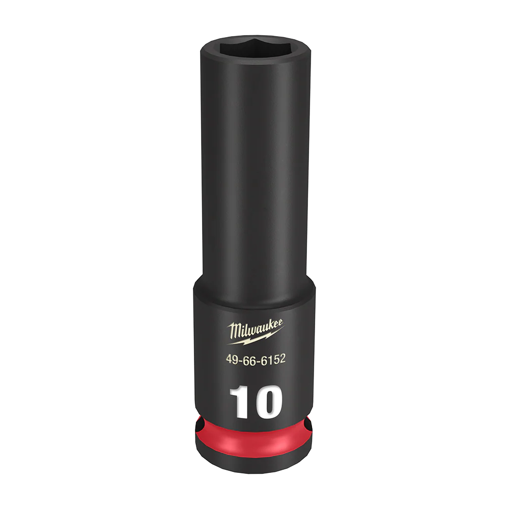 Milwaukee SHOCKWAVE™ 3/8" Drive 10mm Deep 6 Point Impact Socket - 49666152