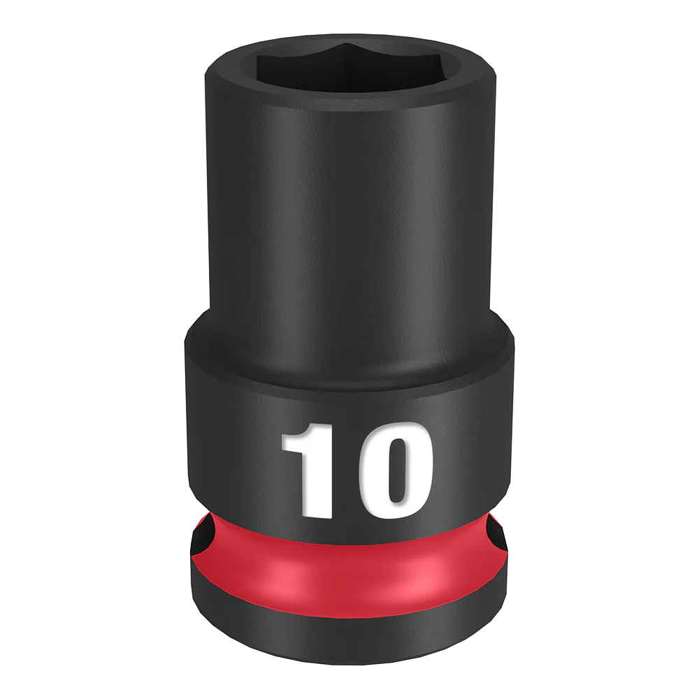 Milwaukee SHOCKWAVE™ 3/8" Drive 10mm Standard 6 Point Impact Socket - 49666134