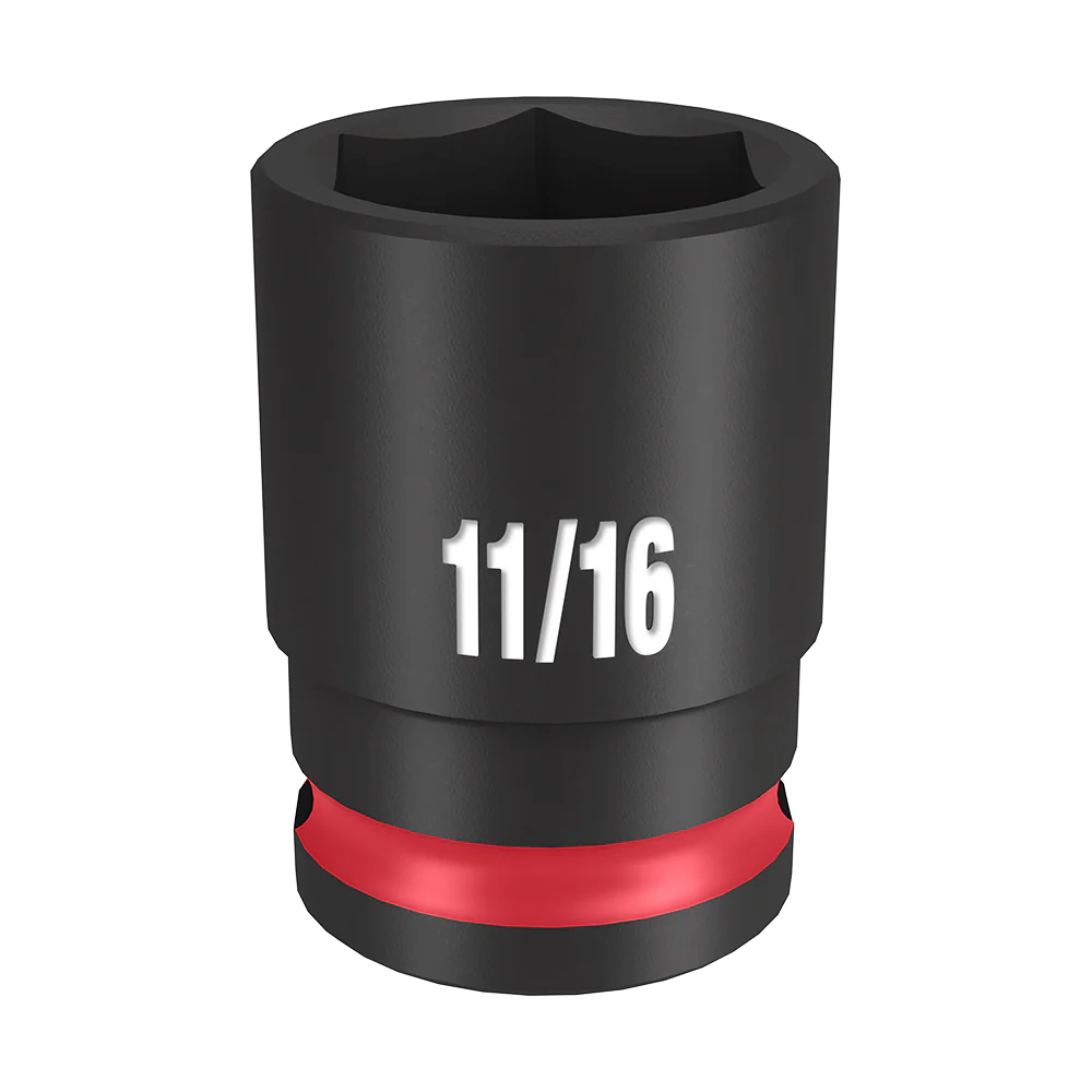 Milwaukee SHOCKWAVE™ 3/8" Drive 11/16" Standard 6 Point Impact Socket - 49666109
