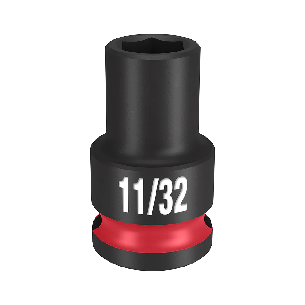 Milwaukee SHOCKWAVE™ 3/8" Drive 11/32" Standard 6 Point Impact Socket - 49666103