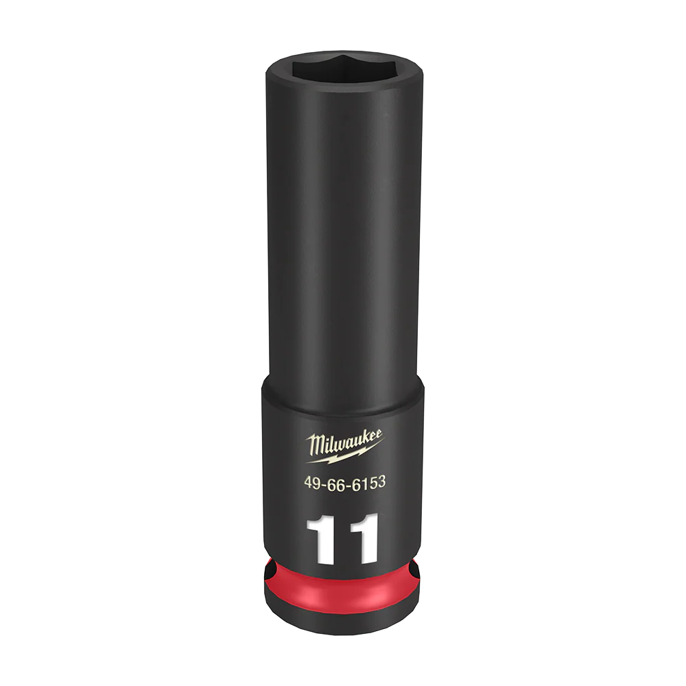 Milwaukee SHOCKWAVE™ 3/8" Drive 11mm Deep 6 Point Impact Socket - 49666153