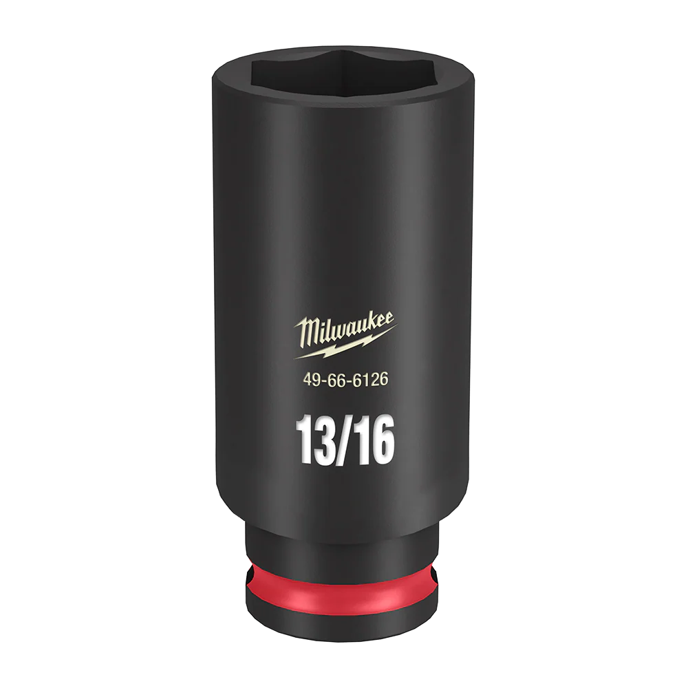 Milwaukee SHOCKWAVE™ 3/8" Drive 13/16" Deep 6 Point Impact Socket - 49666126