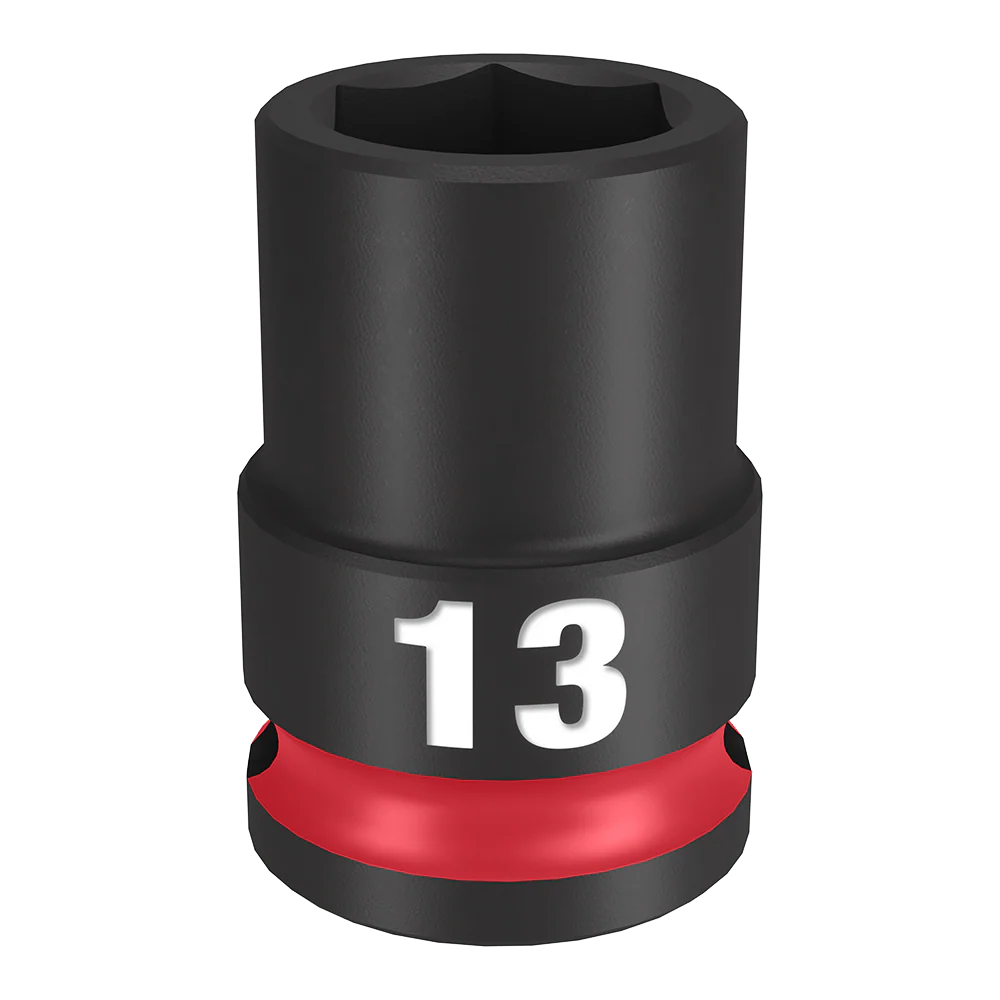 Milwaukee SHOCKWAVE™ 3/8" Drive 13mm Standard 6 Point Impact Socket - 49666137