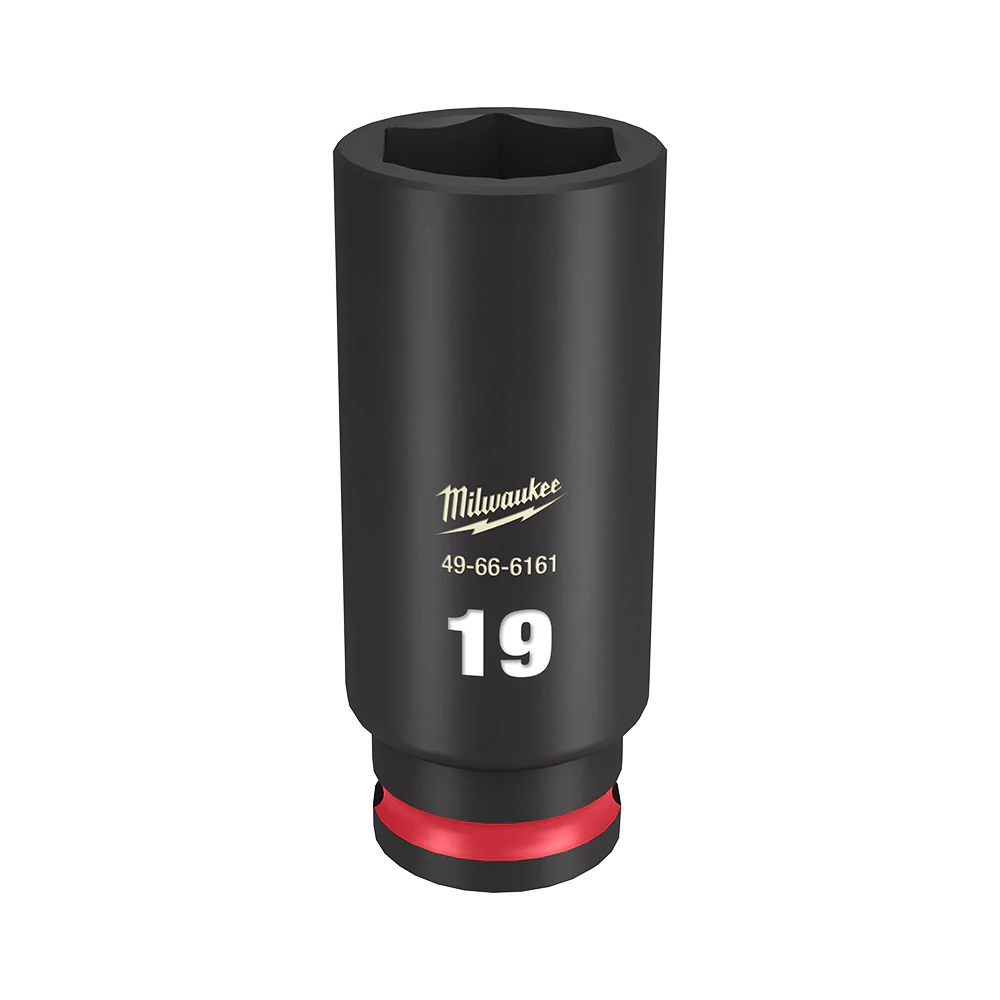 Milwaukee SHOCKWAVE™ 3/8" Drive 19mm Deep 6 Point Impact Socket - 49666161