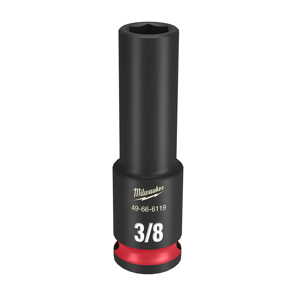 Milwaukee SHOCKWAVE™ 3/8" Drive 3/8" Deep 6 Point Impact Socket - 49666119