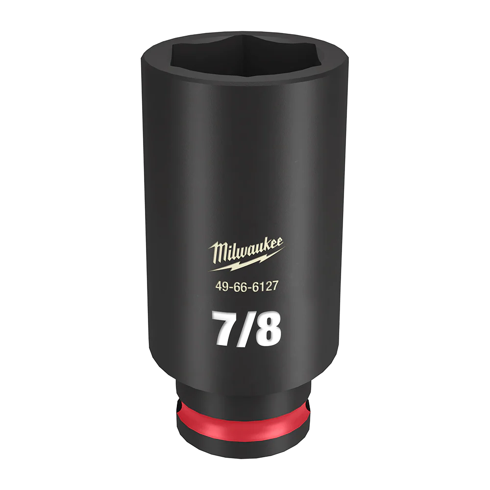 Milwaukee SHOCKWAVE™ 3/8" Drive 7/8" Deep 6 Point Impact Socket - 49666127