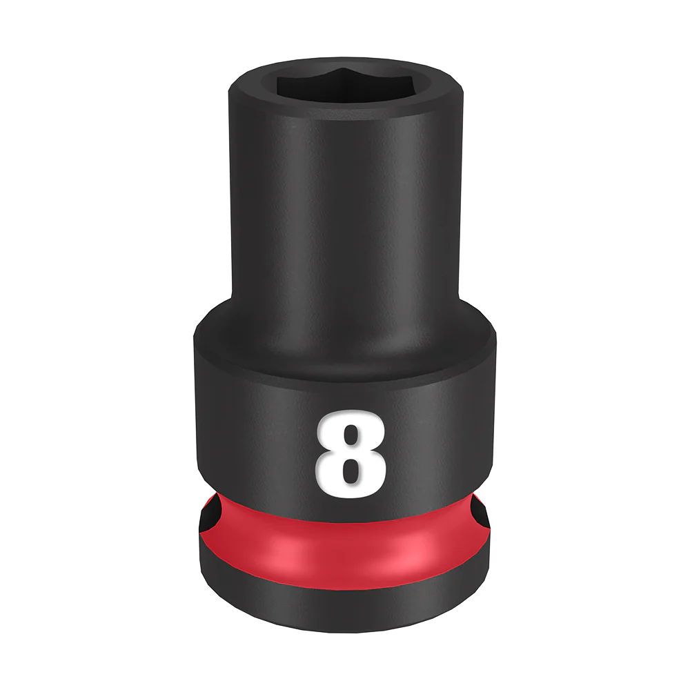 Milwaukee SHOCKWAVE™ 3/8" Drive 8mm Standard 6 Point Impact Socket - 49666132