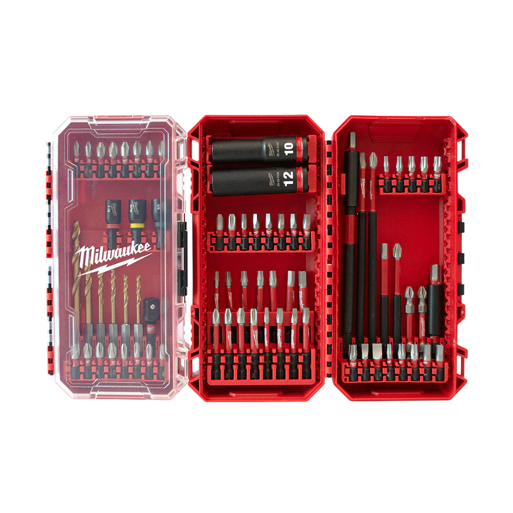 Milwaukee SHOCKWAVE™ 75PC Drill, Drive and Fastening Set - 48324048