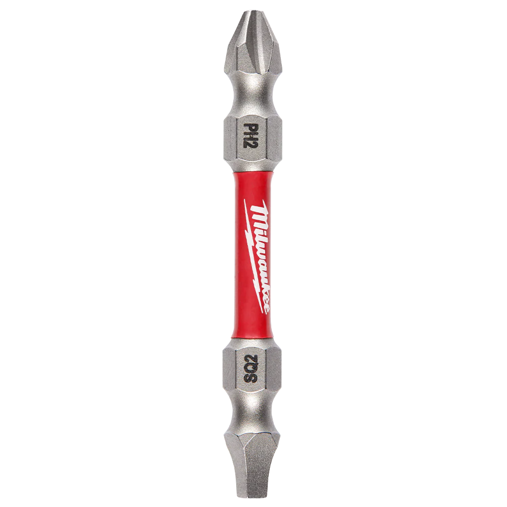 Milwaukee Shockwave PH2/SQ2 Double ended bit 60mm 1PK - 48324311