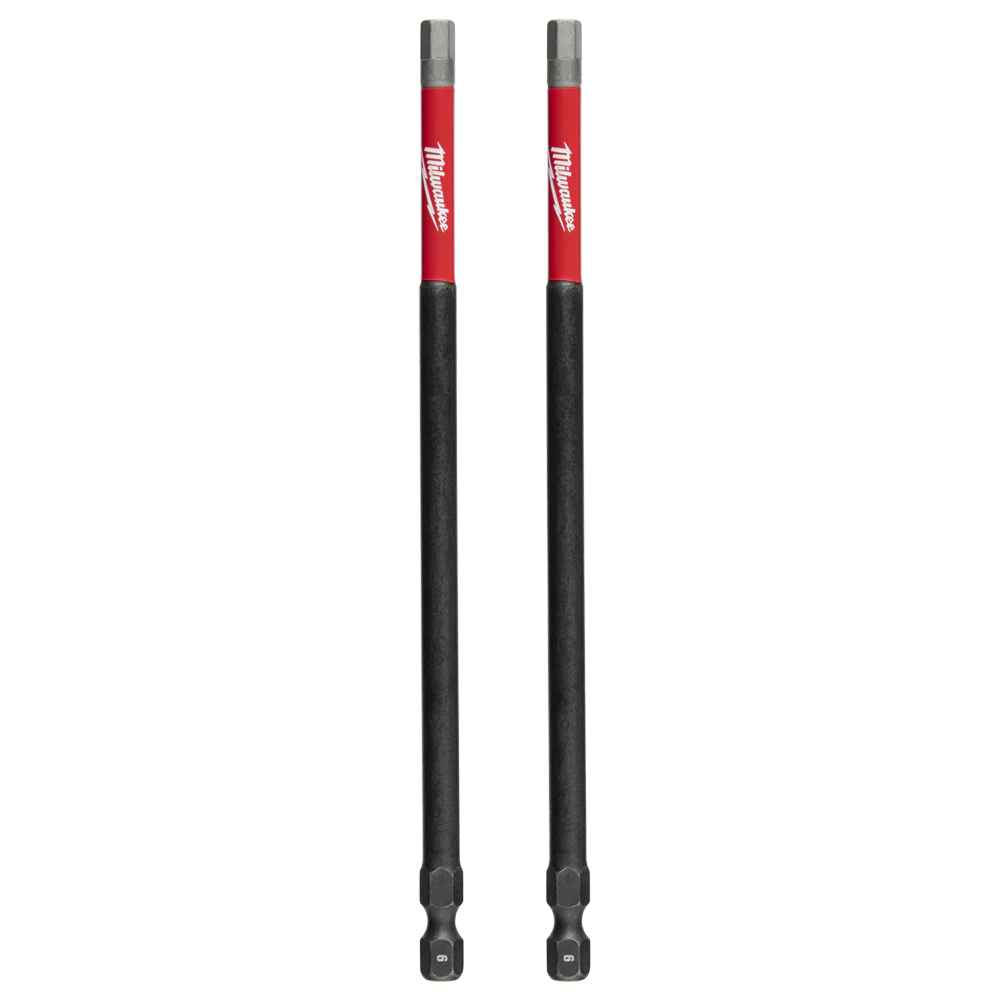 Milwaukee SHOCKWAVE™ Power Bit Hex 6mm 150mm (6") 2PK - 48324740
