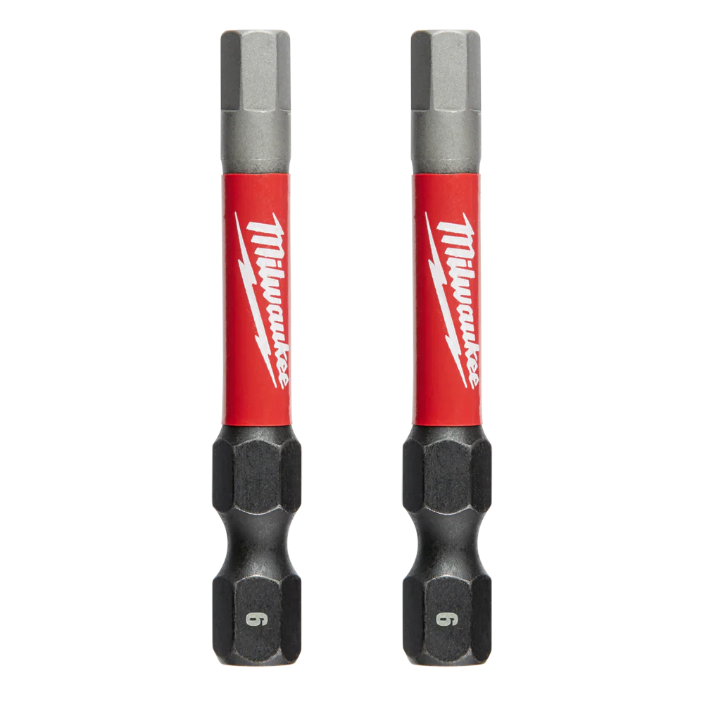 Milwaukee SHOCKWAVE™ Power Bit Hex 6mm 50mm (2") 2PK - 48324738