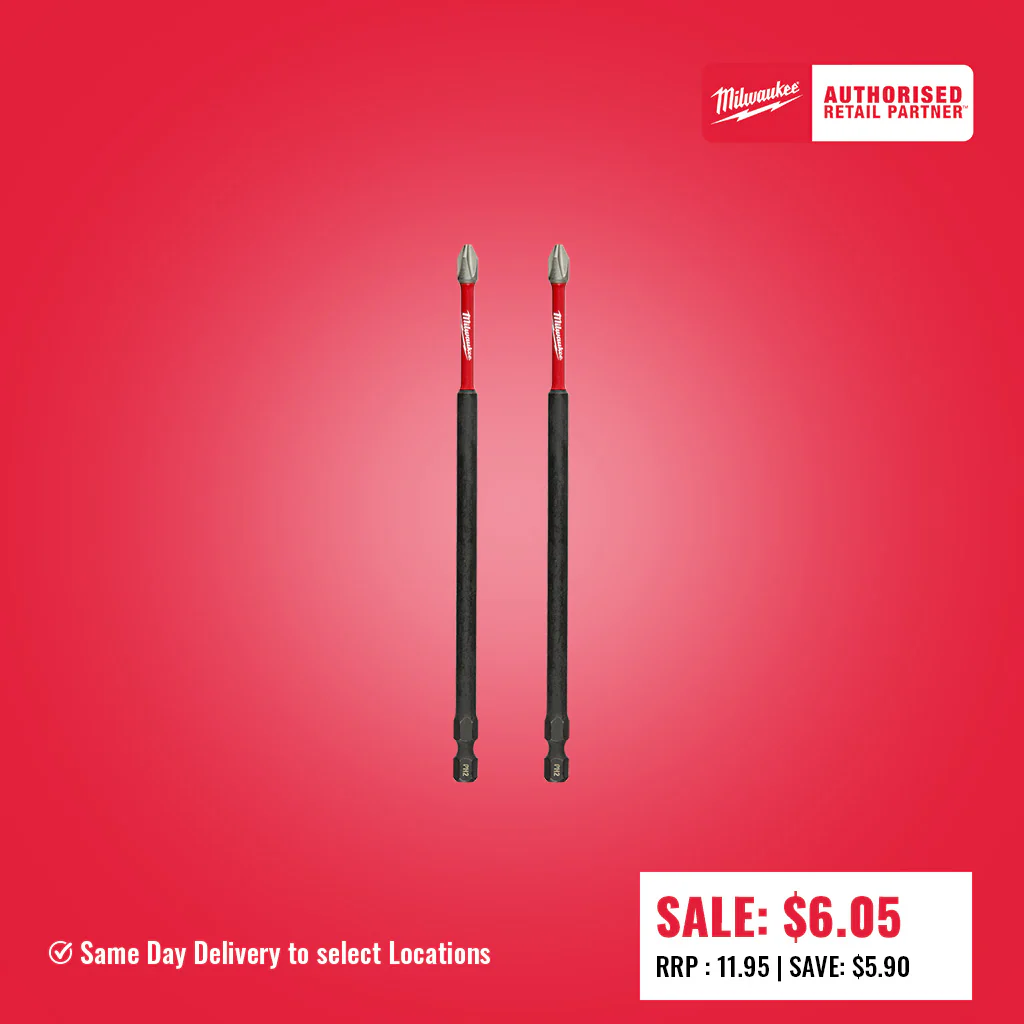 Milwaukee SHOCKWAVE™ Power Bit Phillips #2 150mm (6") 2PK - 48324902