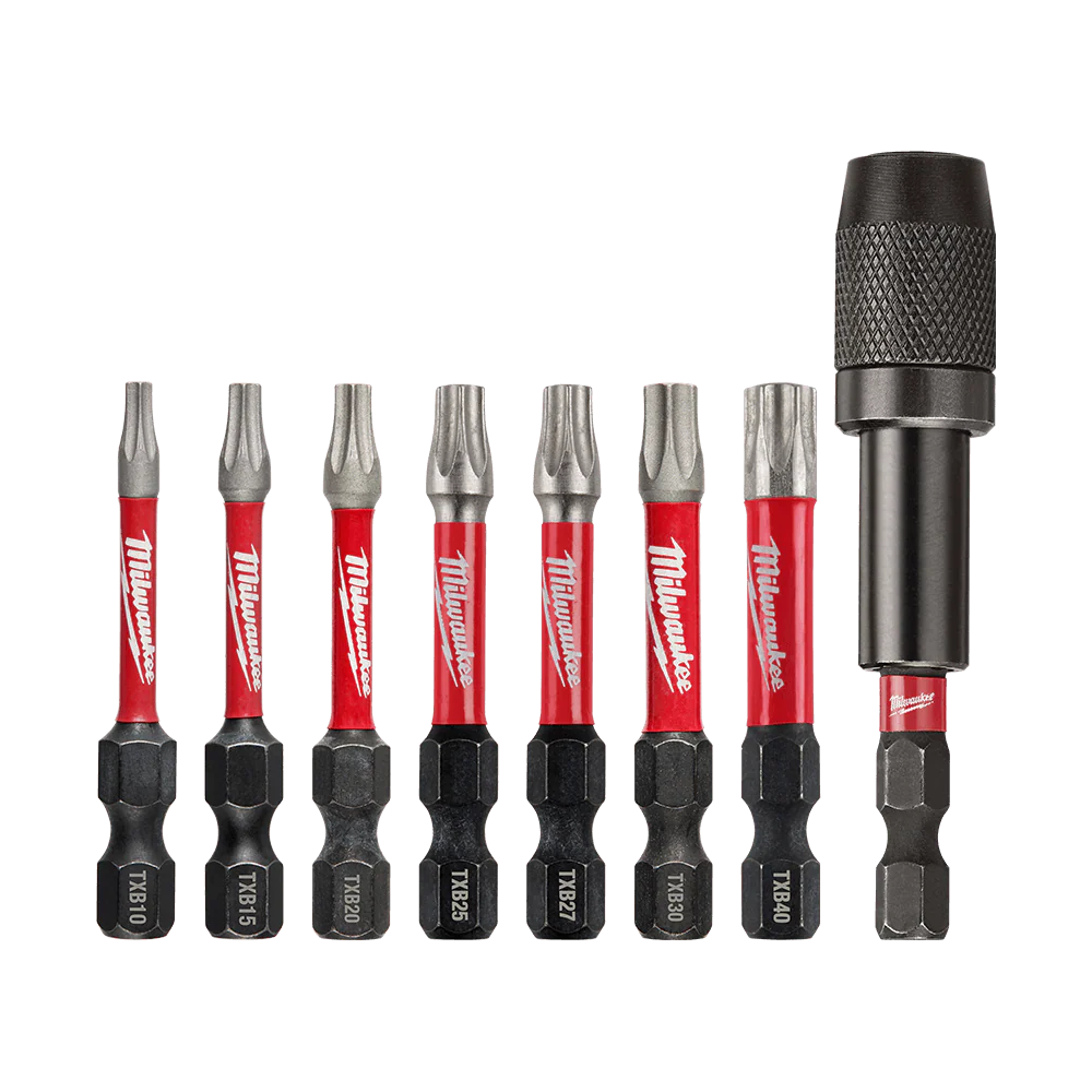 Milwaukee SHOCKWAVE™ Power Bit Security Torx 50MM (2") 8PC SET - 48324689