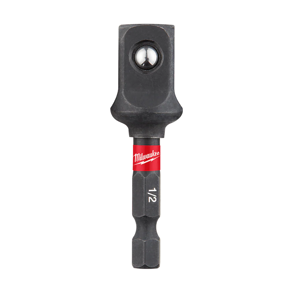 Milwaukee SHOCKWAVE™ Power Bit Socket Adapter 1/4" Hex to 1/2" Square - 48325034