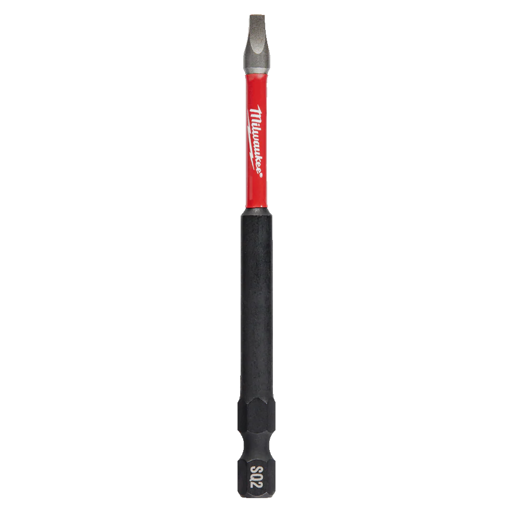 Milwaukee SHOCKWAVE™ Power Bit Square Recess #2 89mm (3.5") 25 Pce - 48324795A