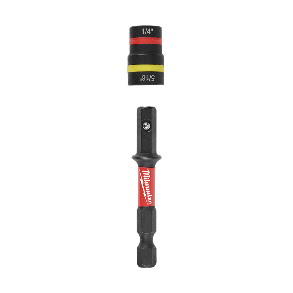 Milwaukee SHOCKWAVE™ QUIK-CLEAR 2-in-1 Magnetic Nut Driver 1/4” and 5/16” - 49664541