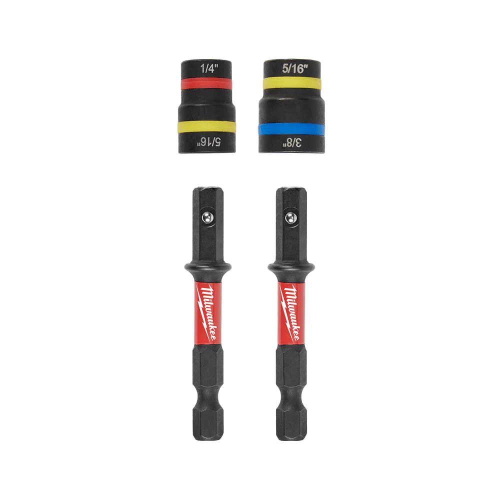 Milwaukee SHOCKWAVE™ QUIK-CLEAR 2-in-1 Magnetic Nut Driver 2PC Set - 49664568