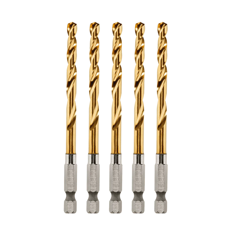 Milwaukee SHOCKWAVE™ Red Helix Titanium Drill Bit 4.8mm 5Pk - 48894911