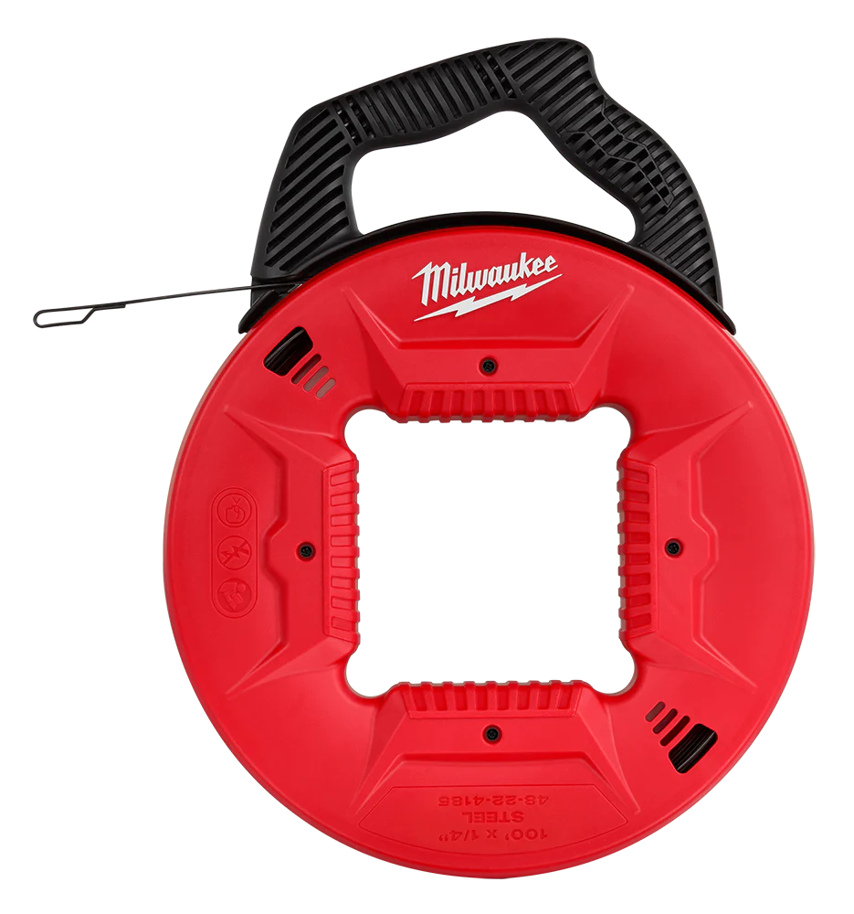 Milwaukee Steel Fish Tape  6.4mm -  30m (100ft) - 48224185