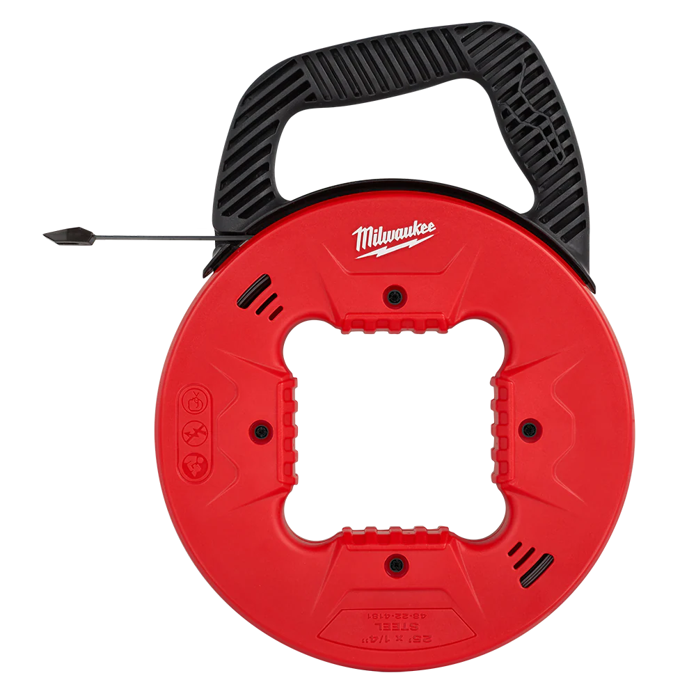 Milwaukee Steel Fish Tape 6.4mm - 7.5m (25ft) - 48224181