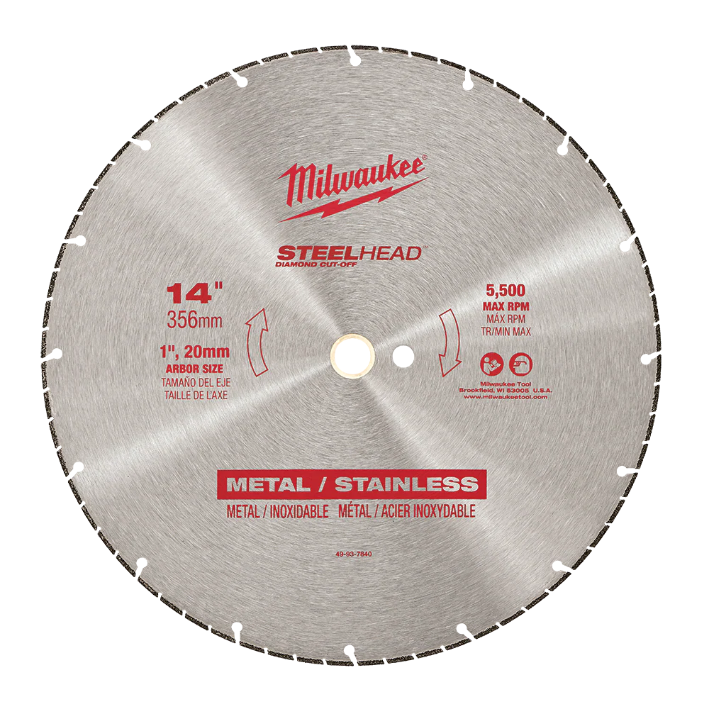 Milwaukee STEELHEAD Diamond Cut-Off 14" 356mm - 49937840