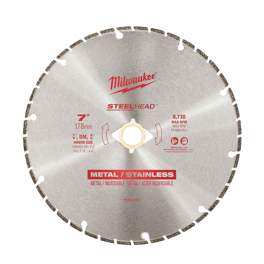 Milwaukee STEELHEAD Diamond Cut-Off 7" 178mm - 49937820