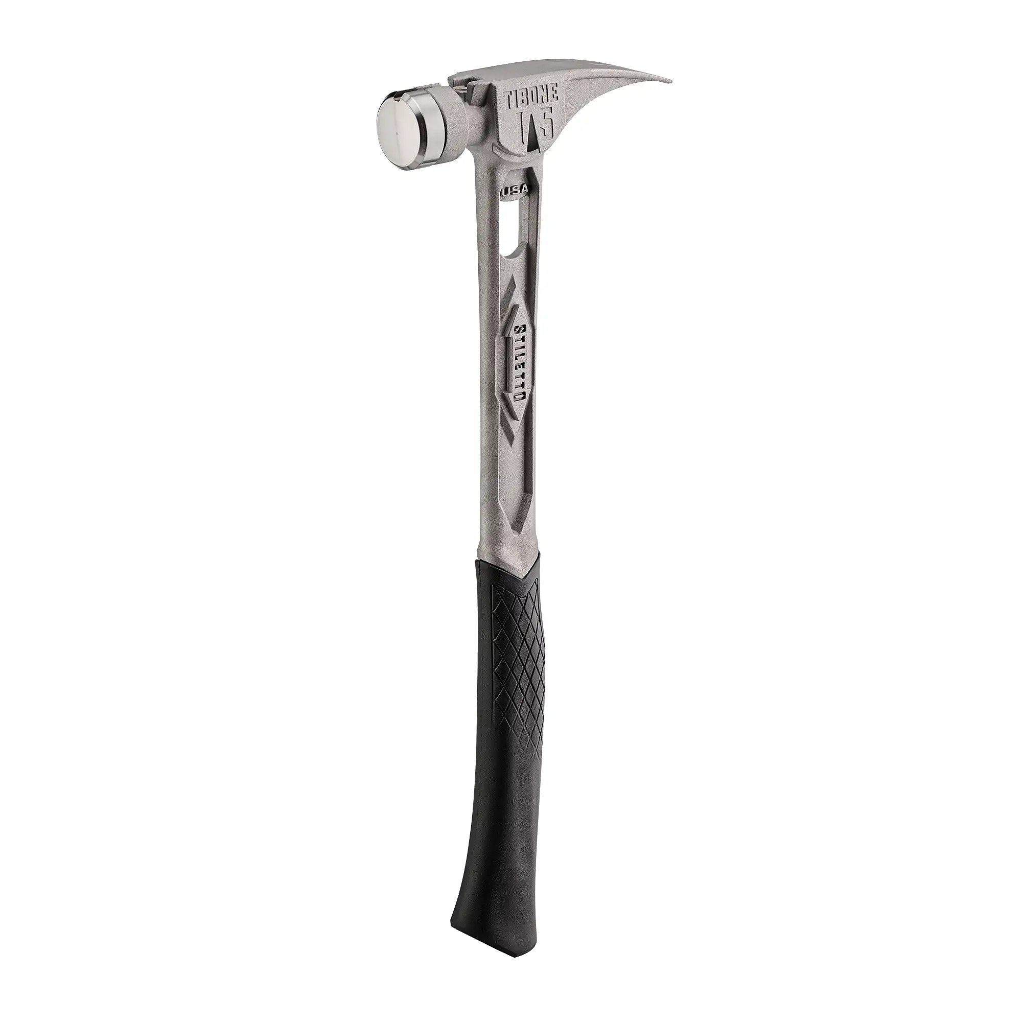 Milwaukee STILETTO® TIBONE™ 15oz Smooth Titanium Framing Hammer - TIB15SC
