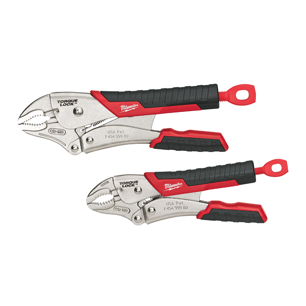 Milwaukee Torque Lock 254mm & 177mm Durable Grip 2pk - 48223402