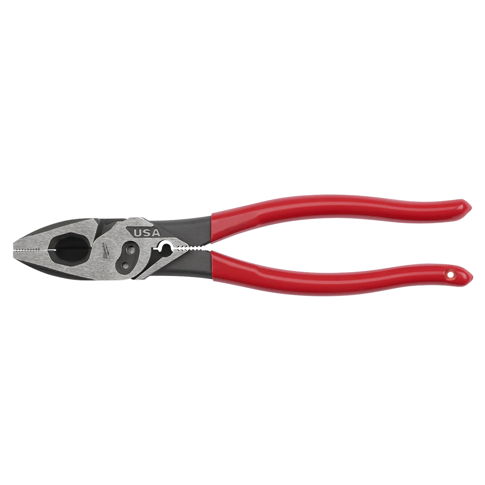 Milwaukee USA Made Dipped Grip Lineman's Pliers w/Crimper - MT500C