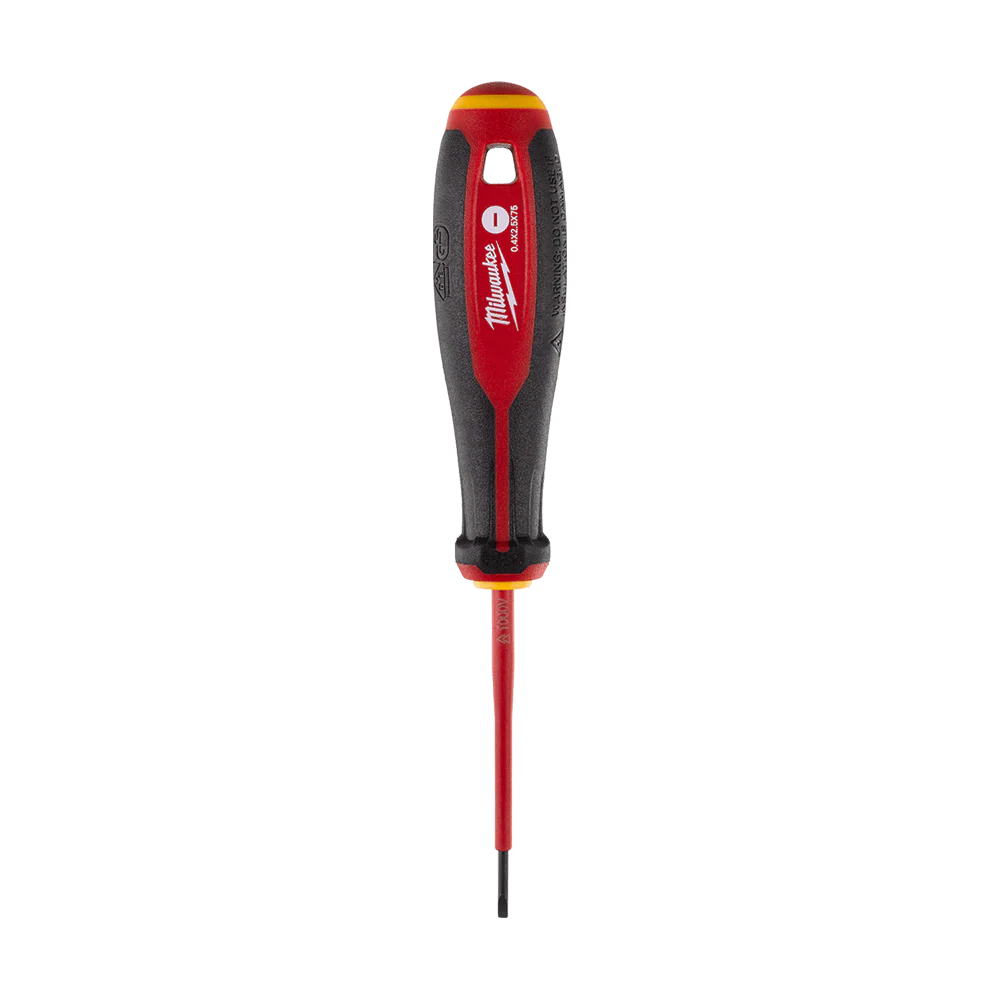 Milwaukee VDE Screwdriver Slotted 0.4mm x 2.5mm x 75mm - 4932478712