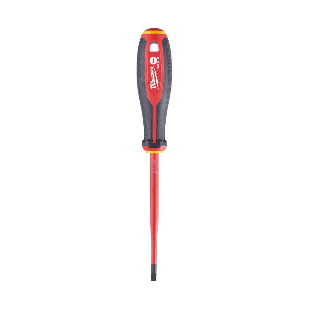 Milwaukee VDE Screwdriver Slotted 1.0mm x 5.5mm x 125mm - 4932478716