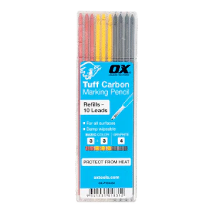 OX Pro Tuff Carbon Refills Basic Colour & Graphite Lead – 10 Pack