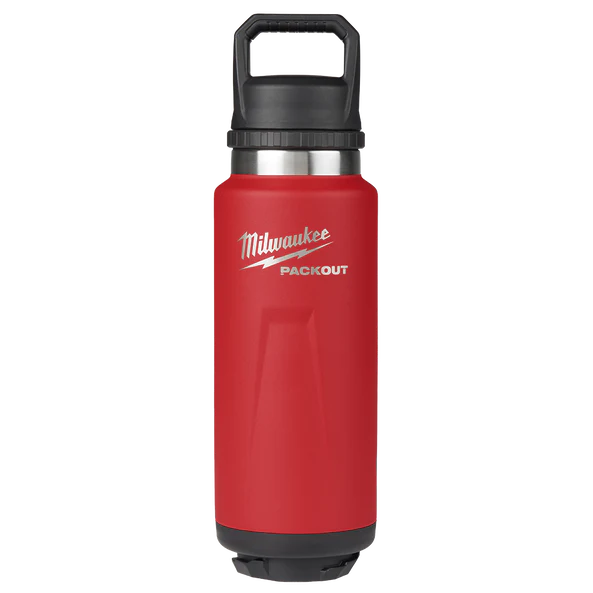 Milwaukee PACKOUT™ Bottle 1064ml (36oz) Chug Lid Red - 48228397R