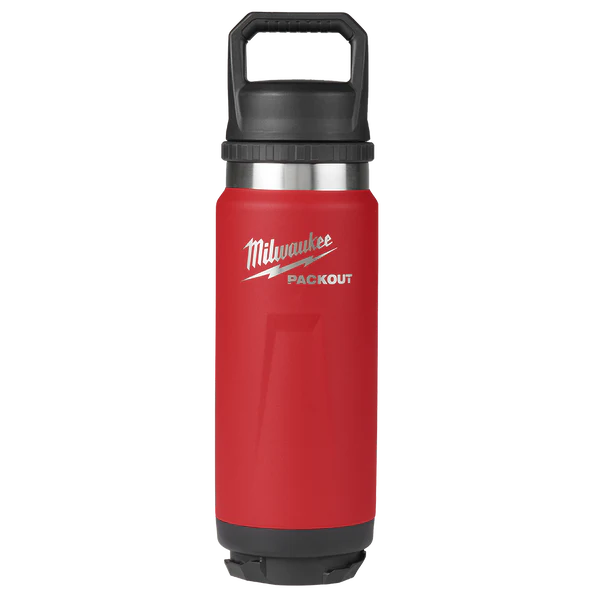 Milwaukee PACKOUT™ Bottle 710ml (24oz) Chug Lid Red - 48228396R