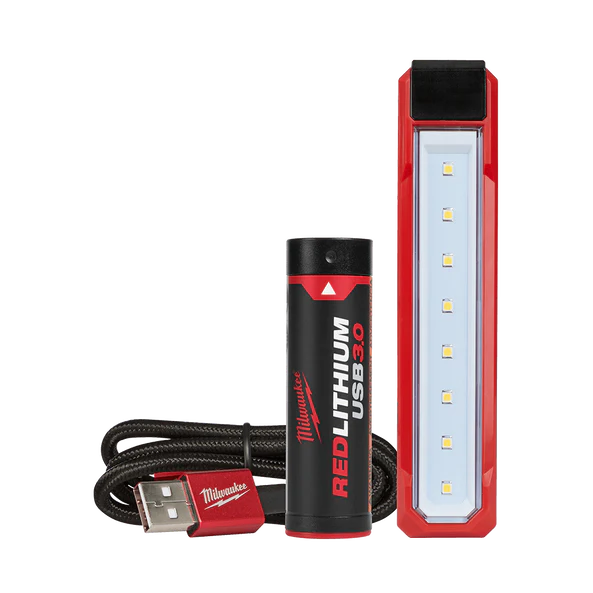 Milwaukee REDLITHIUM™ USB Rechargeable Pocket Flood Light 3.0 Ah Kit  - L4FL301