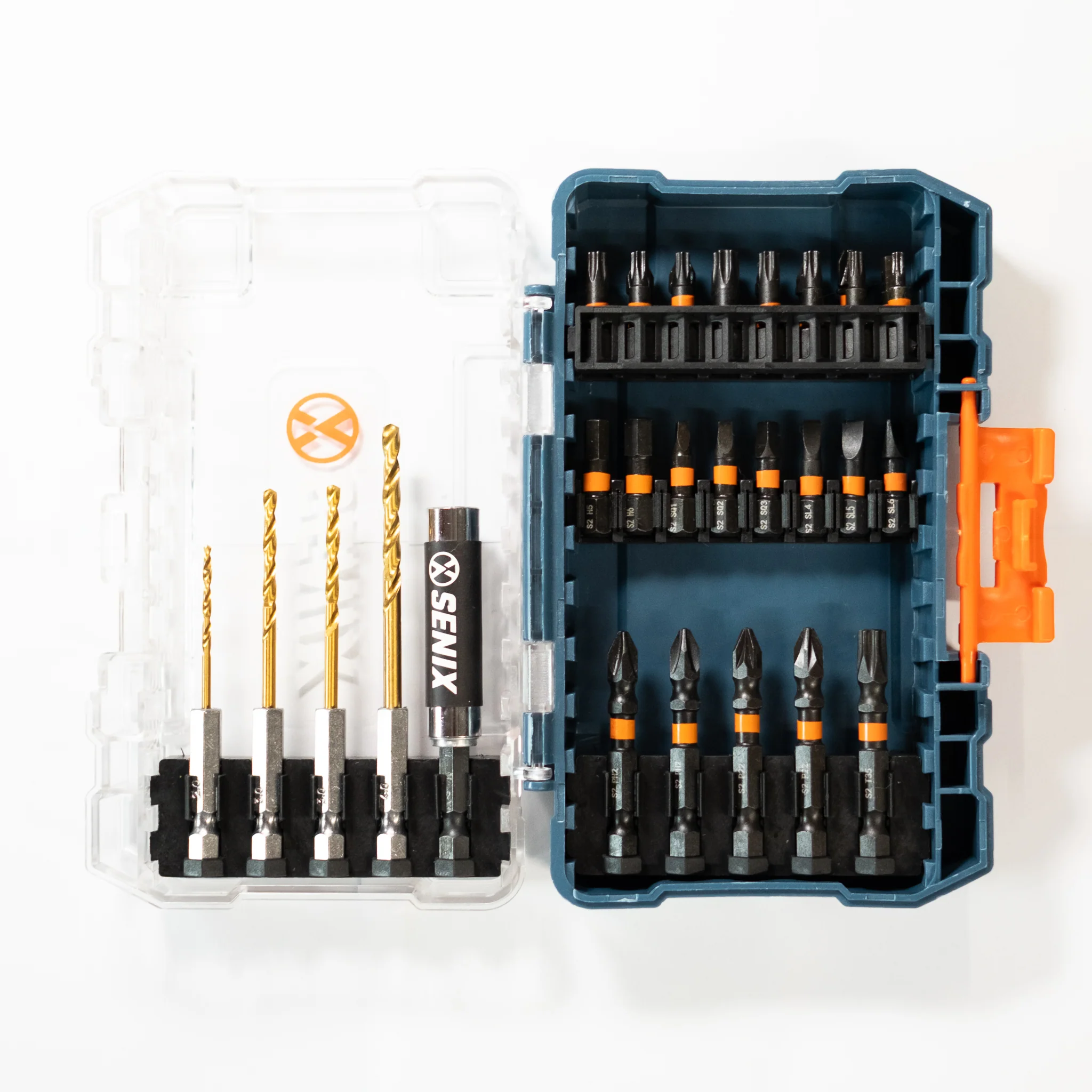 Senix 1/4" hex 34 piece screwdriver bit set AEDS-0004 - Image 3